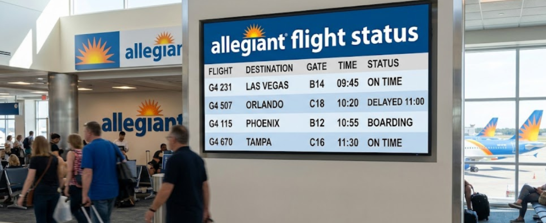 Allegiant Flight Status: How to Check Flights Fast