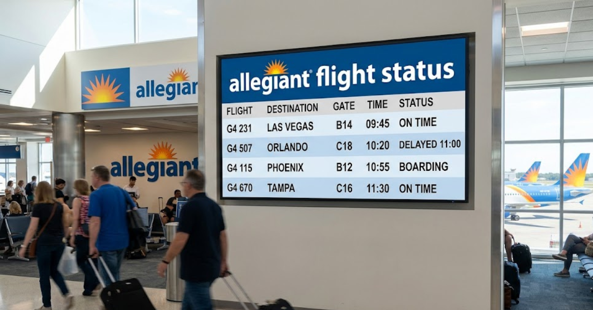 Allegiant Flight Status: How to Check Flights Fast