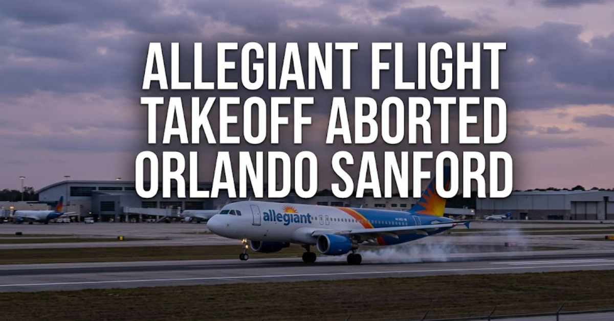 Allegiant Flight Takeoff Aborted at Orlando Sanford