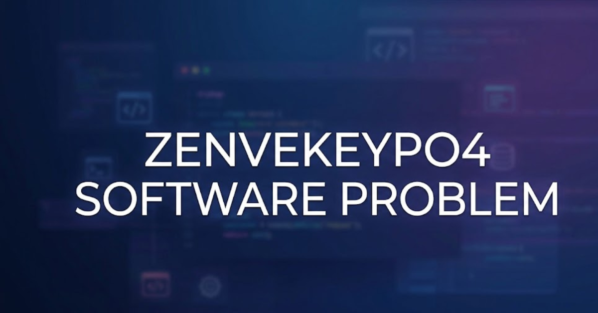 Zenvekeypo4 Software Problem: Complete Troubleshooting and Fix Guide