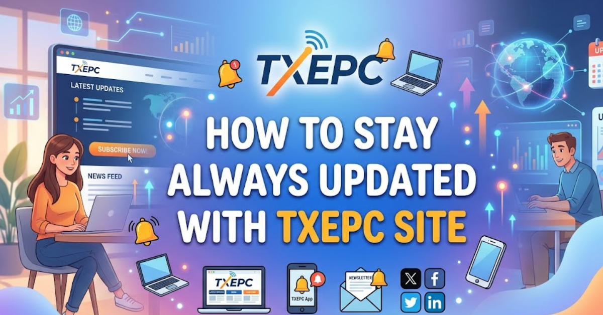 How to Stay Always Updated with TXEPC Site