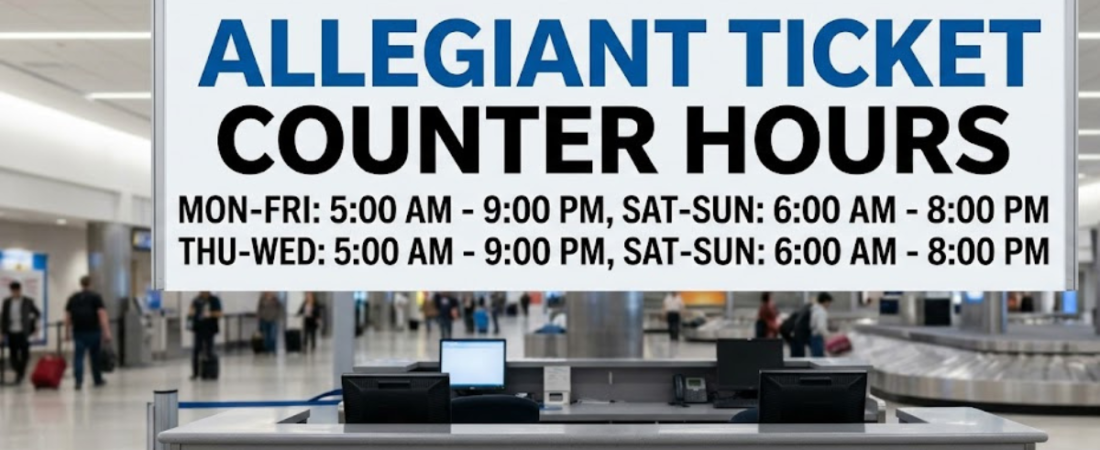 Allegiant Ticket Counter Hours: Full Airport Guide