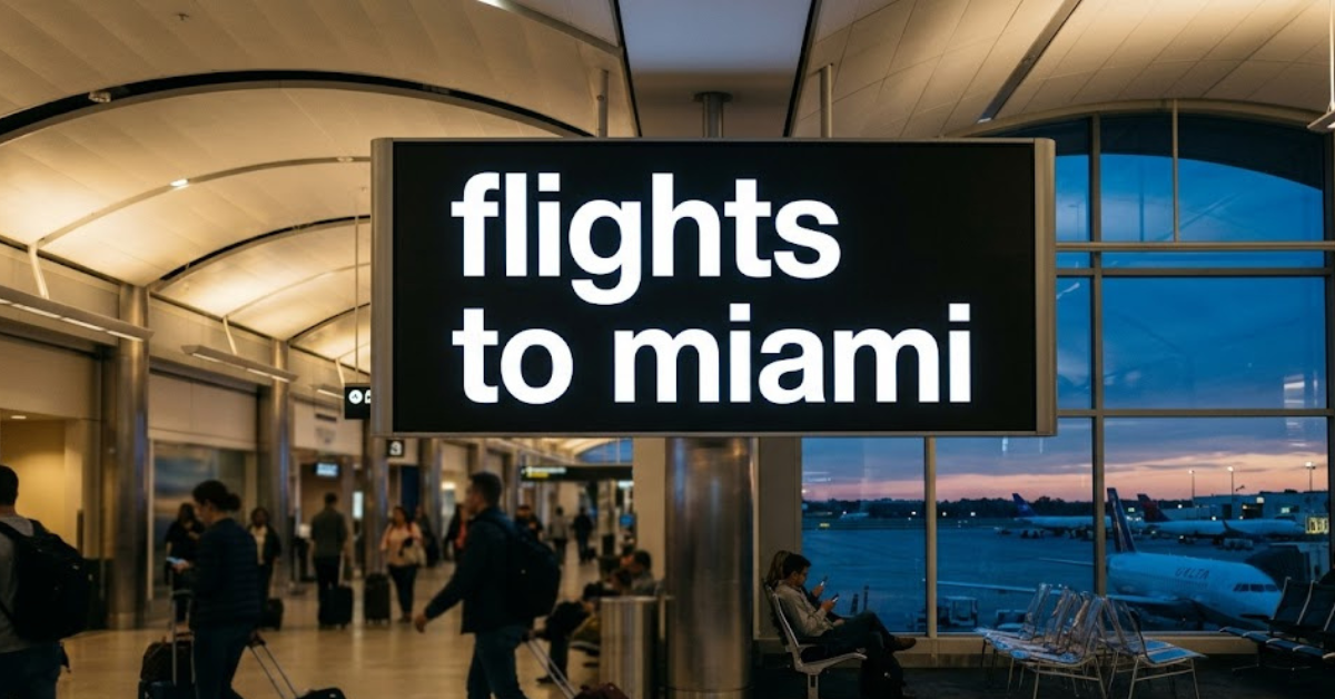 Flights to Miami: Routes, Prices, and Smart Booking Tips
