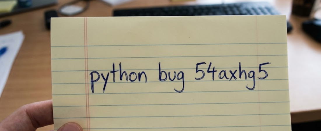 Python Bug 54axhg5: Causes, Fixes & System Guide