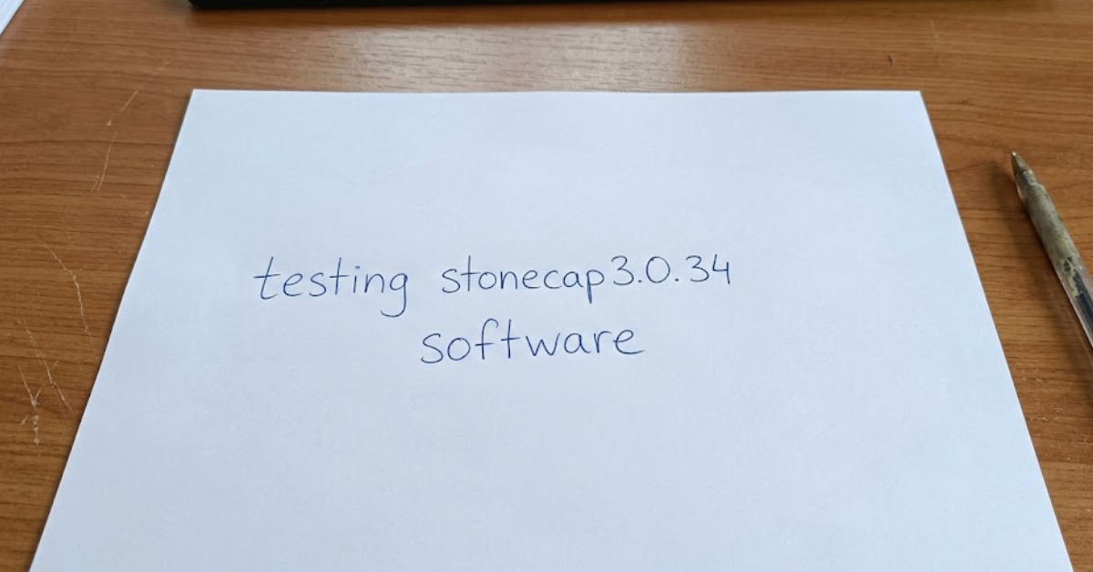 Testing Stonecap 3.0.34 Software: A Practical Guide for Developers