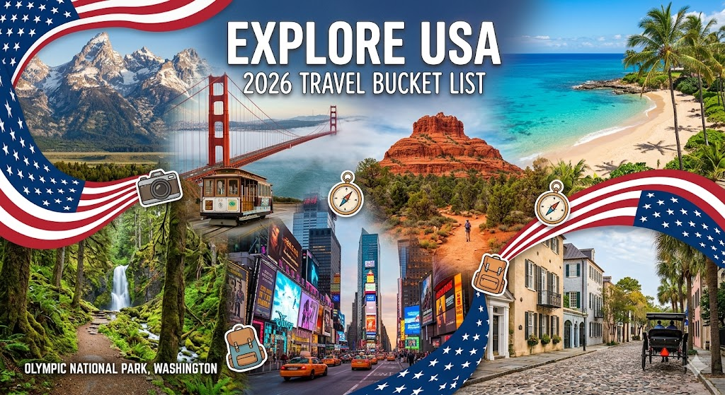 12 Best Places to Visit in USA: 2026 Travel Bucket List