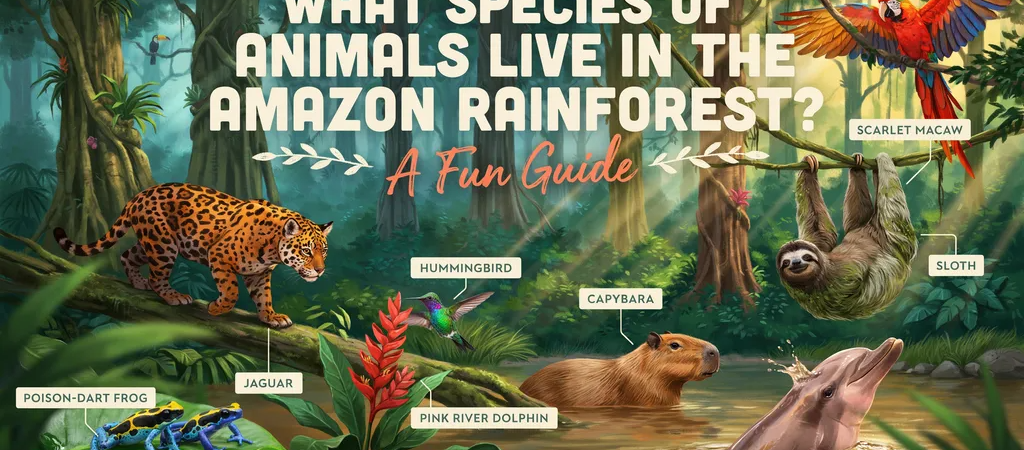 What Species of Animals Live in the Amazon Rainforest? A Fun Guide