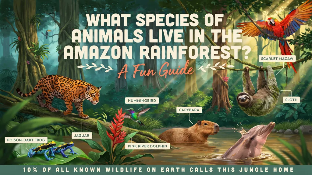 What Species of Animals Live in the Amazon Rainforest? A Fun Guide