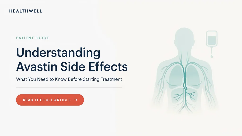 Understanding Avastin Side Effects: What You Need to Know