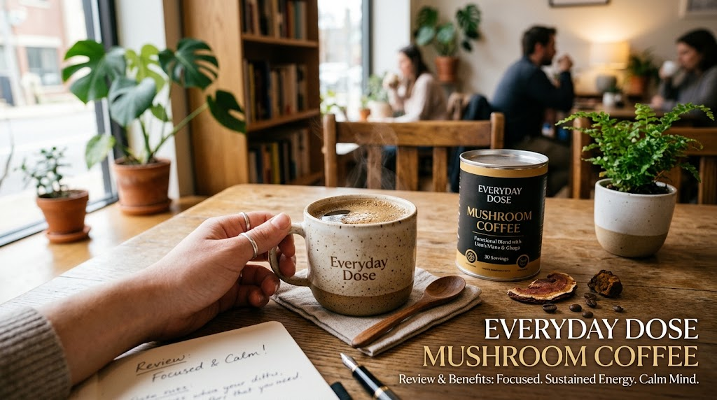 Everyday Dose Mushroom Coffee: Honest Review & Benefits