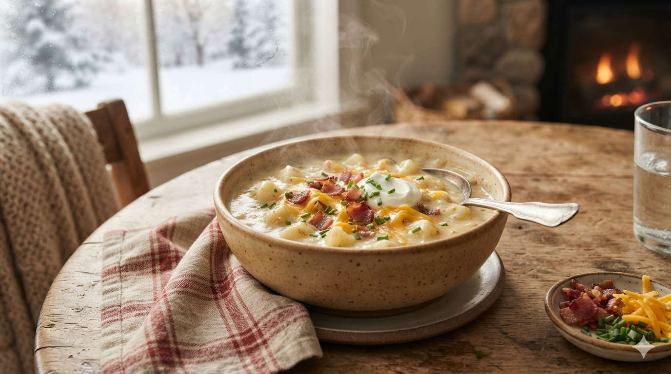 Loaded Baked Potato Soup: Creamy, Cheesy, and Comforting Recipe